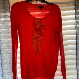Gap sweater with ruffles